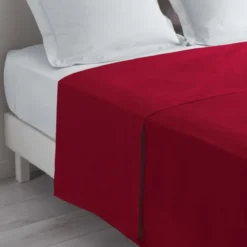 DRAP PLAT 1 PERSONNE 180X290CM LINA COQUELICOT