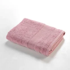 DRAP DE DOUCHE 70X130CM EPONGE UNIE TENDRESSE BOIS DE ROSE
