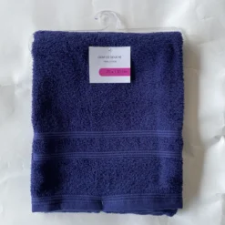 DRAP DOUCHE 70X130CM BLEU
