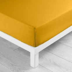 DRAP HOUSSE 2 PERSONNES 140X190CM UNI 57 FILS LINA CURRY