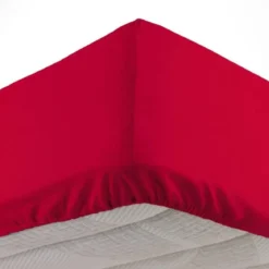 DRAP HOUSSE 90X190CM MICROFIBRE OSCAR ROUGE