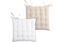 DUO GALETTE 16PTS 40X40 ECRU LIN