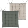 DUO GALETTE VERT LIN 16 POINTS 40X40CM