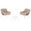 DUO SALON PAOPAO BLANC 2 PLACES