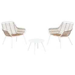 DUO SALON PAOPAO BLANC 2 PLACES