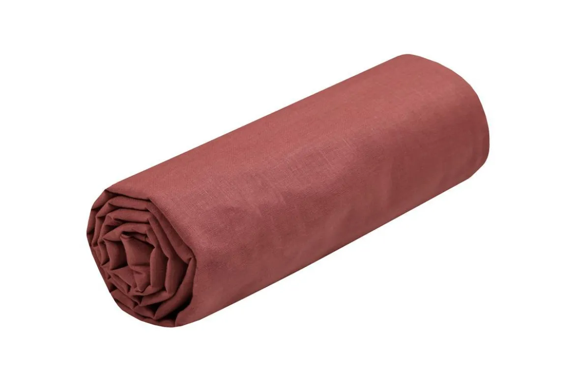 EDEN DRAP HOUSSE 180X200CM GRENACHE