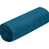 EDEN DRAP HOUSSE 140X200CM PETROLE