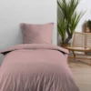 EDEN DRAP HOUSSE 90X190CM VIEUX ROSE