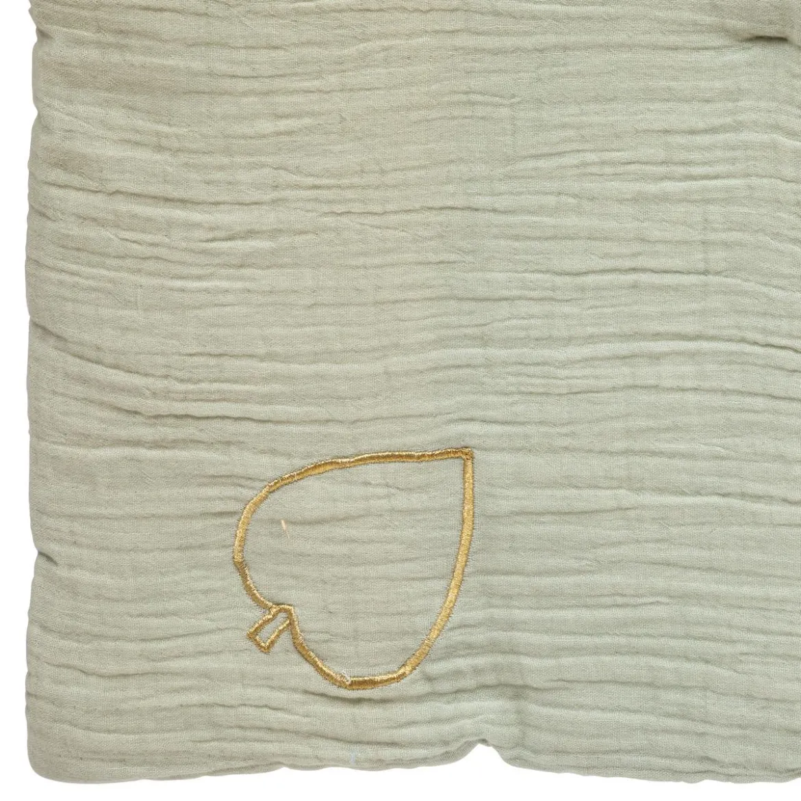 EDREDON DOUBLE GAZE COTON VERT