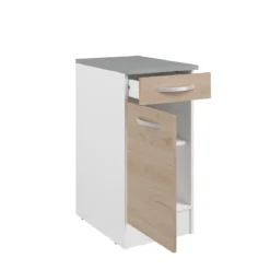 EKO MEUBLE BAS 40CM 1 PORTE ET 1 TIROIR