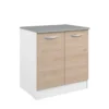 EKO MEUBLE BAS 80CM 2 PORTES