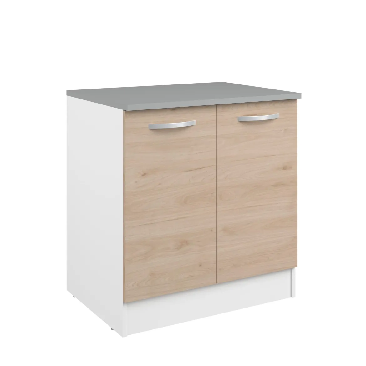 EKO MEUBLE BAS 80CM 2 PORTES