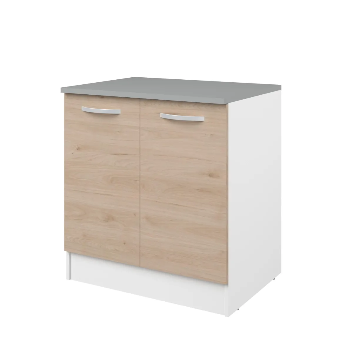 EKO MEUBLE BAS 80CM 2 PORTES
