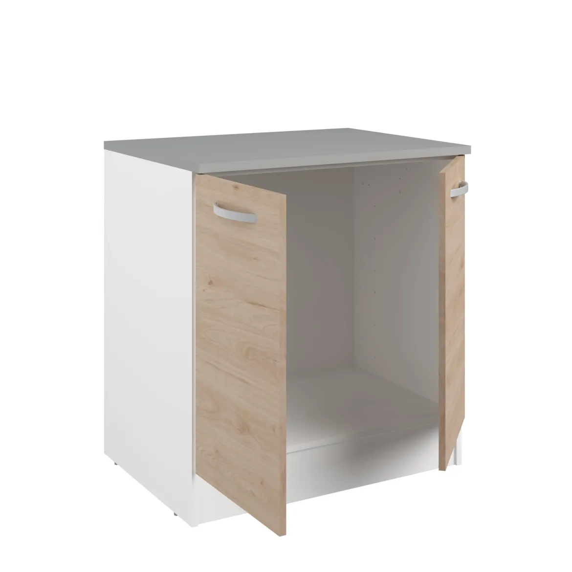 EKO MEUBLE BAS 80CM 2 PORTES