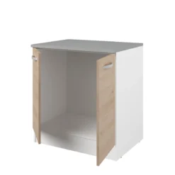 EKO MEUBLE BAS 80CM 2 PORTES