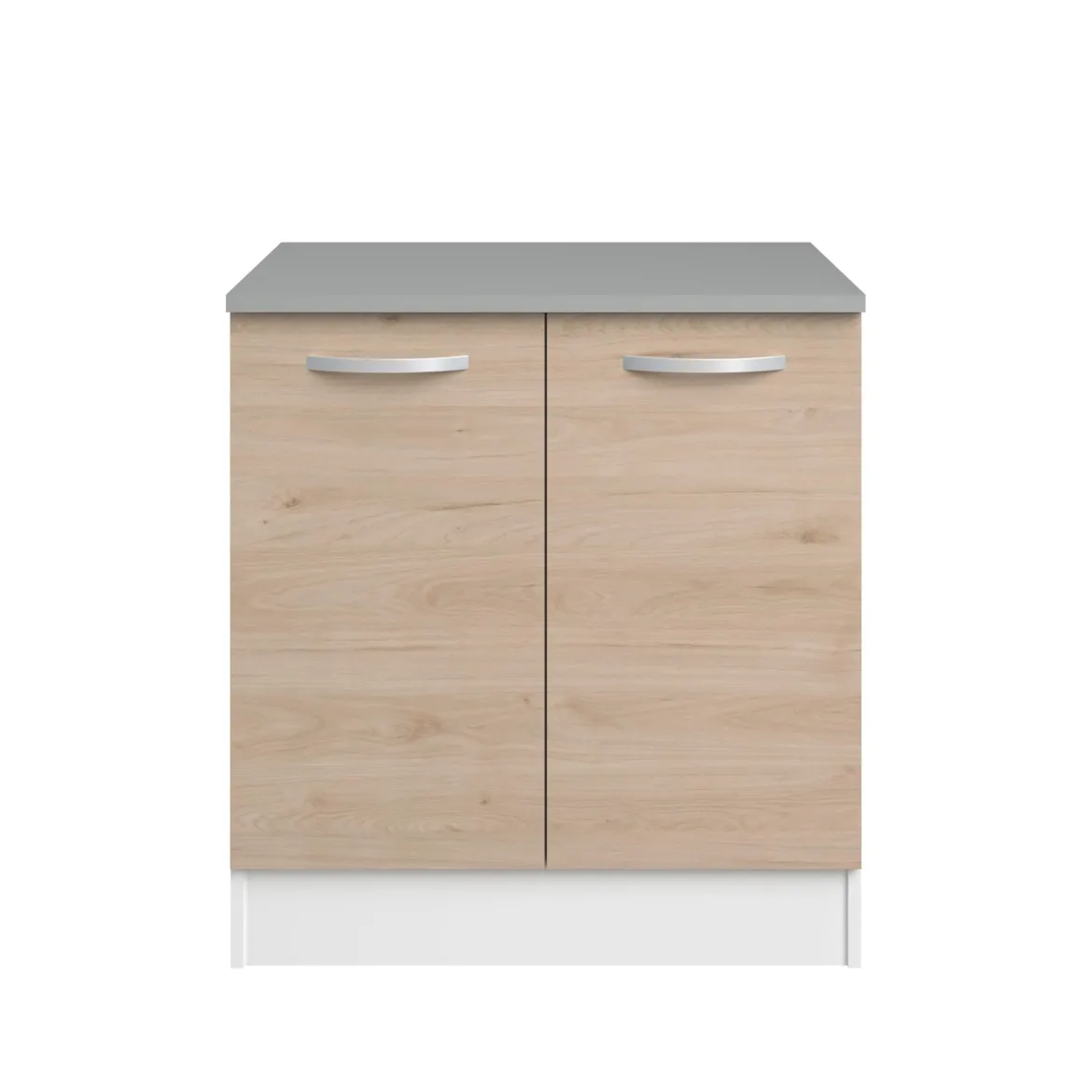 EKO MEUBLE BAS 80CM 2 PORTES