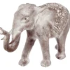 ELEPHANT BLANCHI RESINE H.46CM