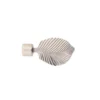 EMBOUT EXOTICA D.20CM ARGENT MAT X2PIECES