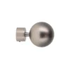 EMBOUT GAIA D.28CM ARGENT MAT X2 PIECES