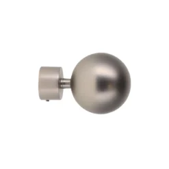 EMBOUT GAIA D.28CM ARGENT MAT X2 PIECES