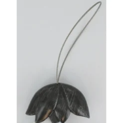 EMBRASSE RESINE AIMANTEE TULIPE PM NOIR ARGENT