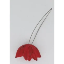 EMBRASSE RESINE AIMANTEE TULIPE PM ROUGE NOIR
