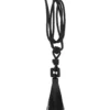 EMBRASSE TEXTILE ROMY PETIT MODELE GRIS ANTHRACITE