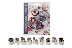 EMPORTE PIECES INOX CHIFFRES 9PCS