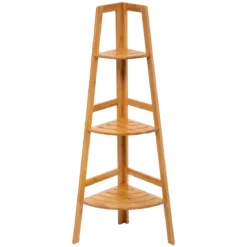 ETAGERE ANGLE 3 NIVEAUX SICELA BAMBOU