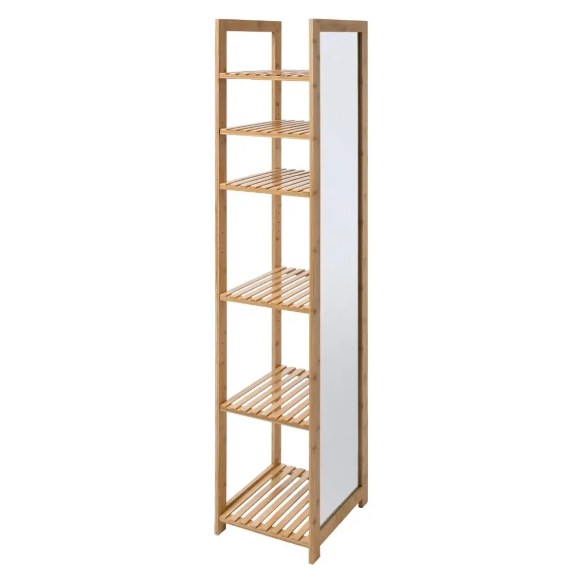 ETAGERE MIROIR MIX BAMBOU