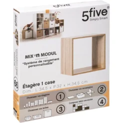 ETAGERE 1 CASE MIX NATUREL