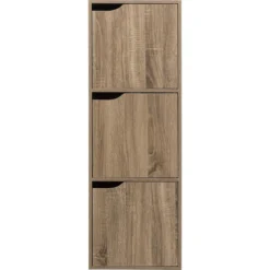 ETAGERE 3 CASES MIX N DOOR NATUREL