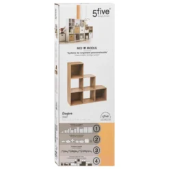 ETAGERE ESCALIER MIX NATUREL