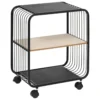 ETAGERE METAL BOIS 2 NIVEAUX