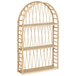 ETAGERE MURALE ANAHI EFFET BAMBOU 74X45CM
