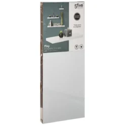 ETAGERE MURALE 60CM BLANC