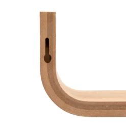 ETAGERE MURALE COURBEE FIXY 80CM NATUREL