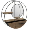 ETAGERE MURALE METAL D.50X12CM