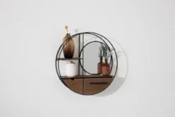 ETAGERE MURALE METAL D.50X12CM