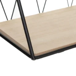 ETAGERE MURALE NOIR FILAIRE