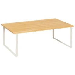 ETAGERE ORDERA BAMBOU METAL BEIGE 50X30CM