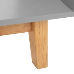 ETAGERE 3 PORTES GRIS ELVA D.80X30X112CM