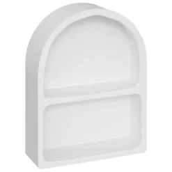 ETAGERE RIVI BLANC D.45X35CM