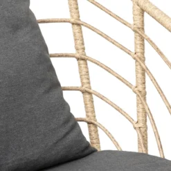 FAUTEUIL A BASCULE CHERONE GRIS