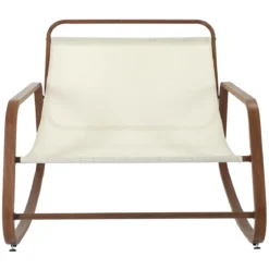 FAUTEUIL A BASCULE MIAMI IMITATION BOIS 92X69X130