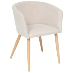 FAUTEUIL A DINER MARLO HETRE BEIGE