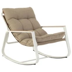 FAUTEUIL BASCULE FELINIO TAUPE