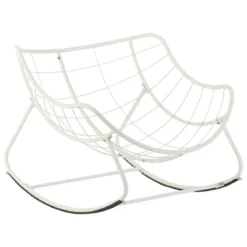FAUTEUIL BASCULE PAOPAO BLANC