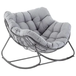 FAUTEUIL BASCULE PAOPAO GRAPHITE
