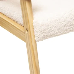 FAUTEUIL BASILE ECRU